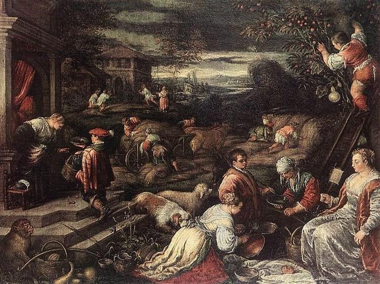 Francesco Bassano the younger Summer Spain oil painting art